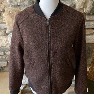 Tweed-ish bomber jacket, size medium, worn once